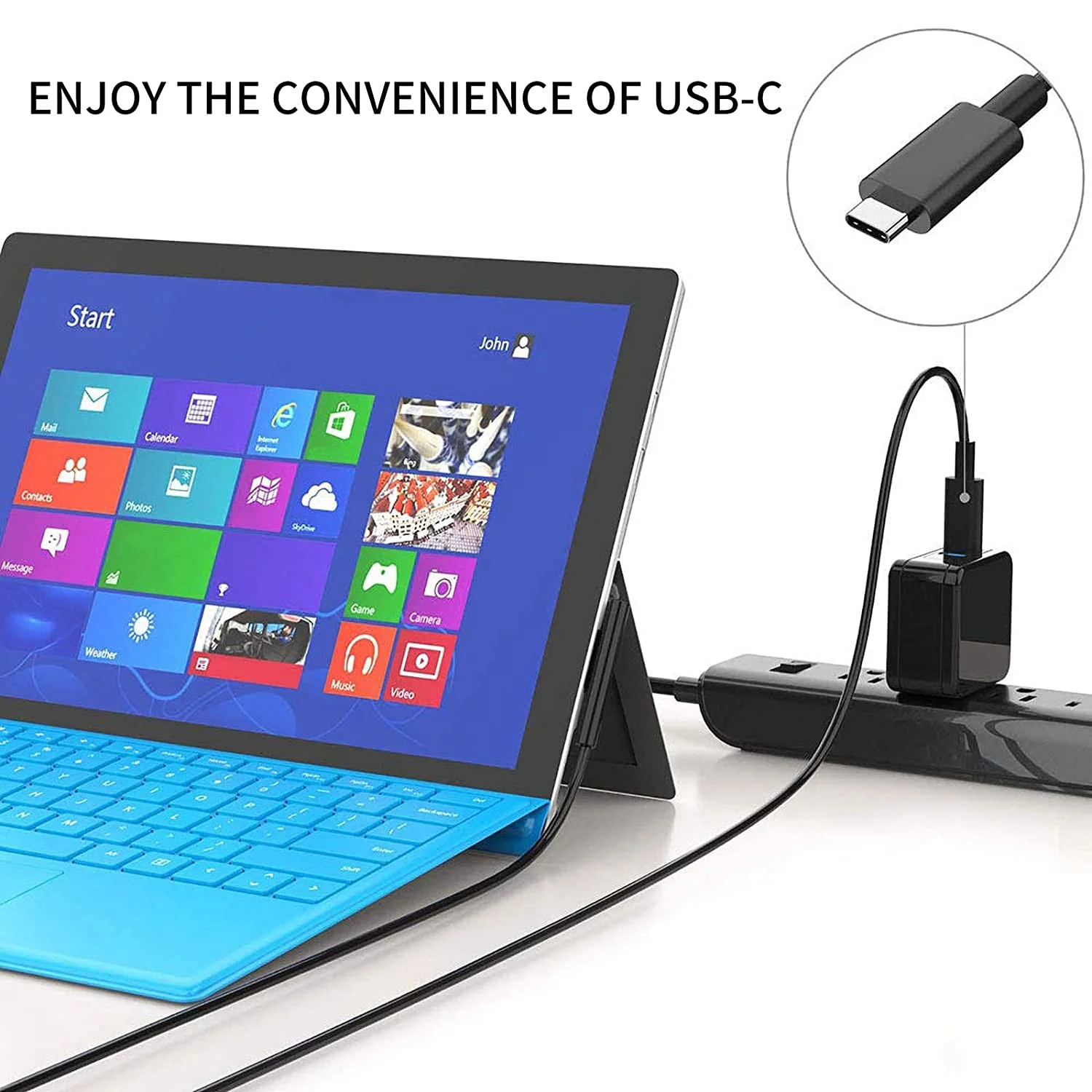 Surface Pro Cable USB C TYPE C - Image 9