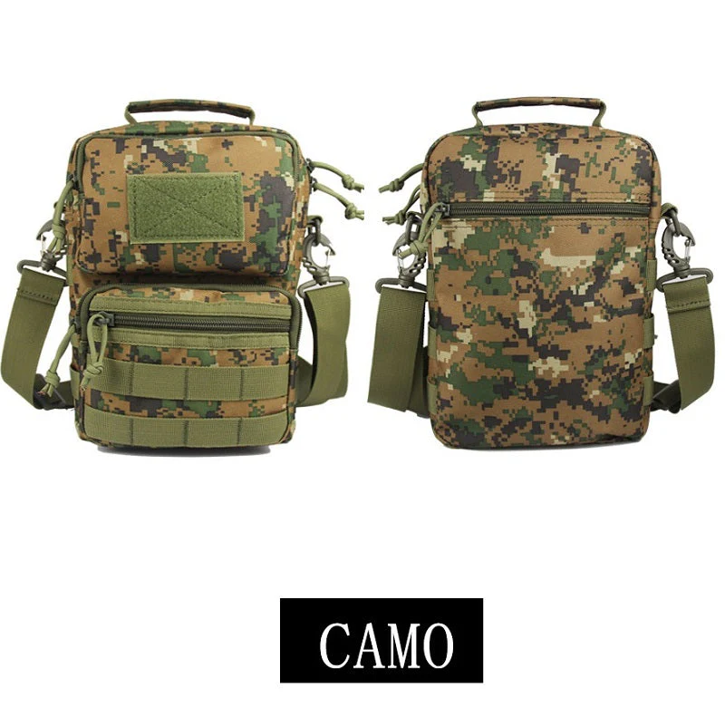 Tactical Molle Pouch Men's Shoulder Bag Crossbody Bag Accessories Storage Large - Image 4