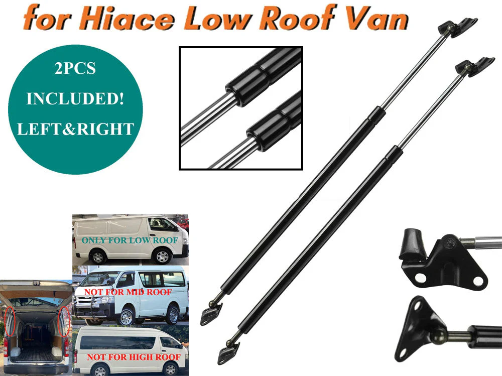 Tailgate Gas Struts For Toyota Hiace Low Roof 05-18 - Image 3
