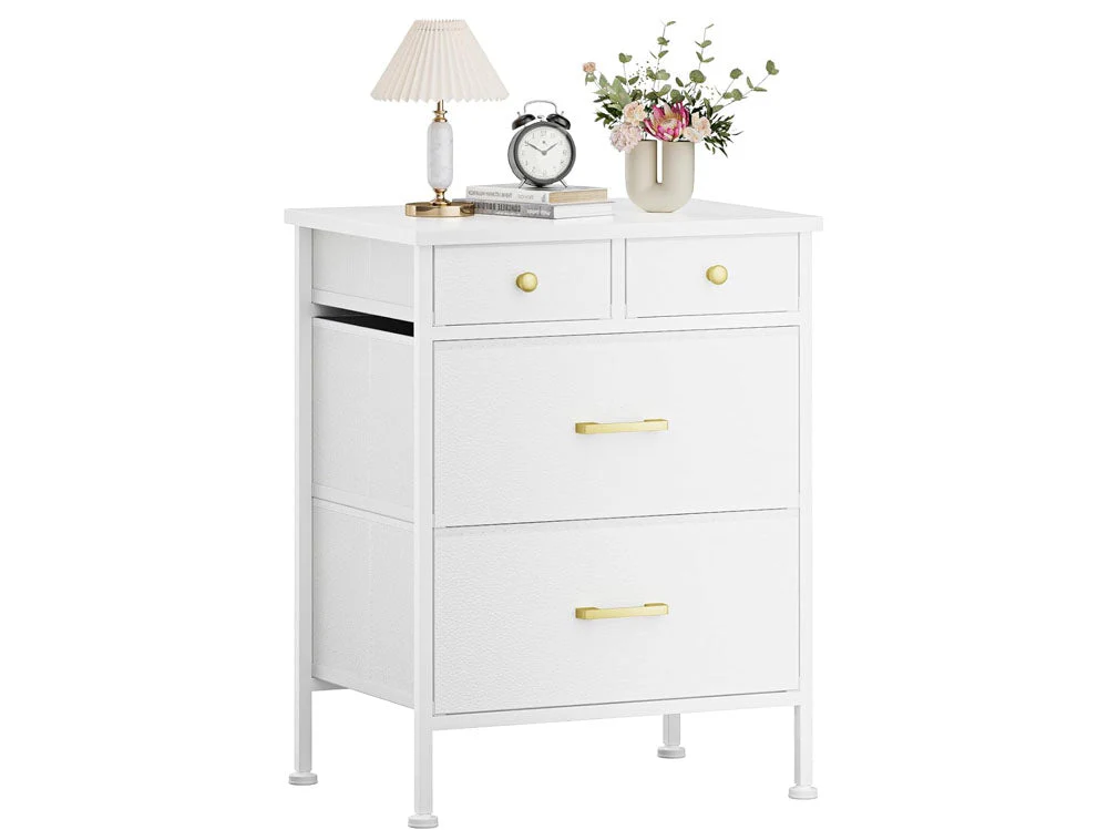 Storage Cabinet White 4 drawers - Image 2