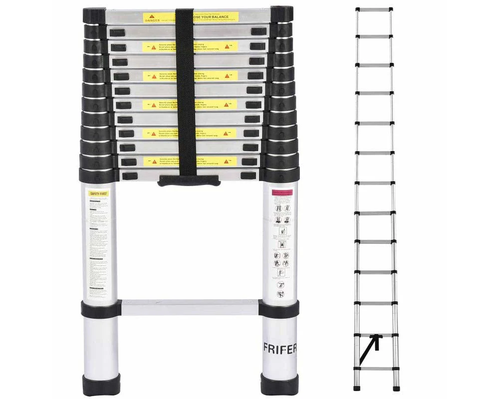 Telescopic Ladder 2.6m – Lightweight Aluminium Extendable Ladder - Image 9