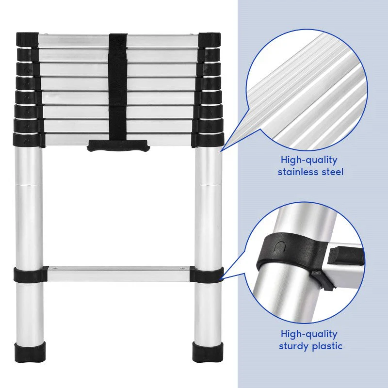 Telescopic Ladder 2.9m Aluminium Telescoping - Image 8