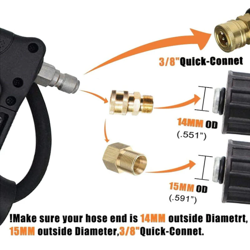 Telescoping Pressure Washer 6.2m Pole with Harness - Image 4