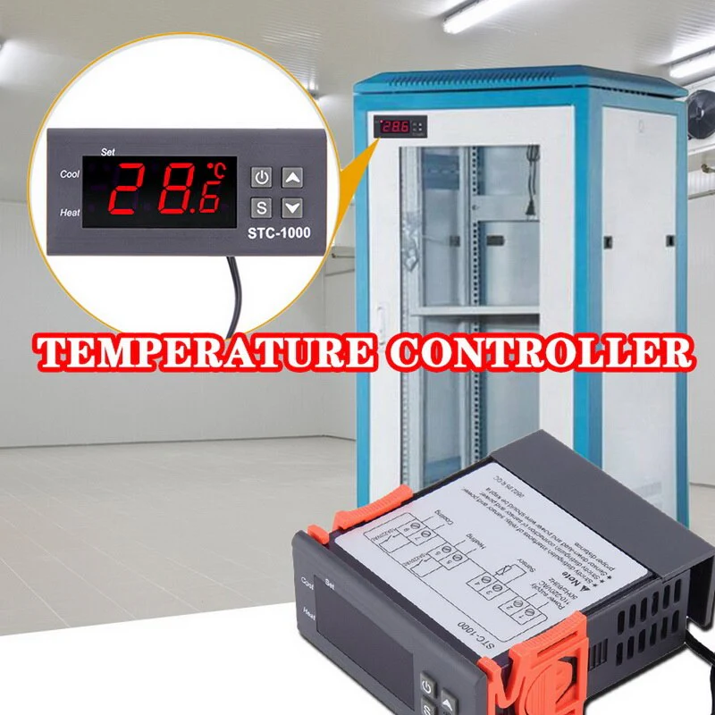 Temperature Controller 110-230V Controller Heating / Cooling - Image 6