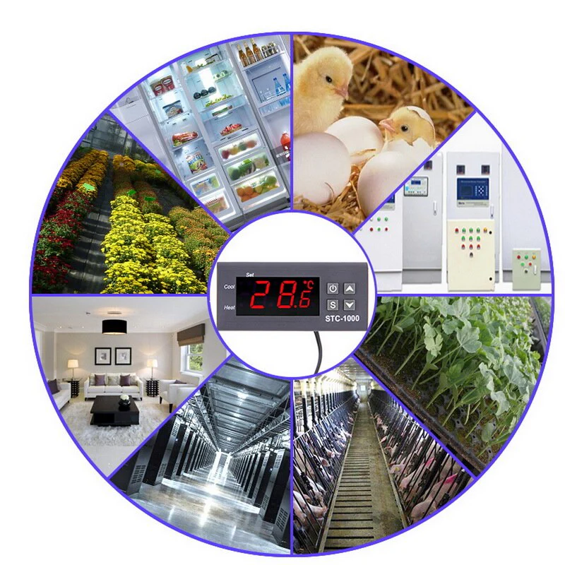 Temperature Controller 110-230V Controller Heating / Cooling - Image 8