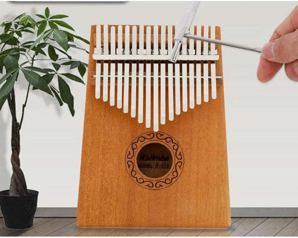 Thumb Piano Kalimba 17 Keys with Portable Case - Image 2
