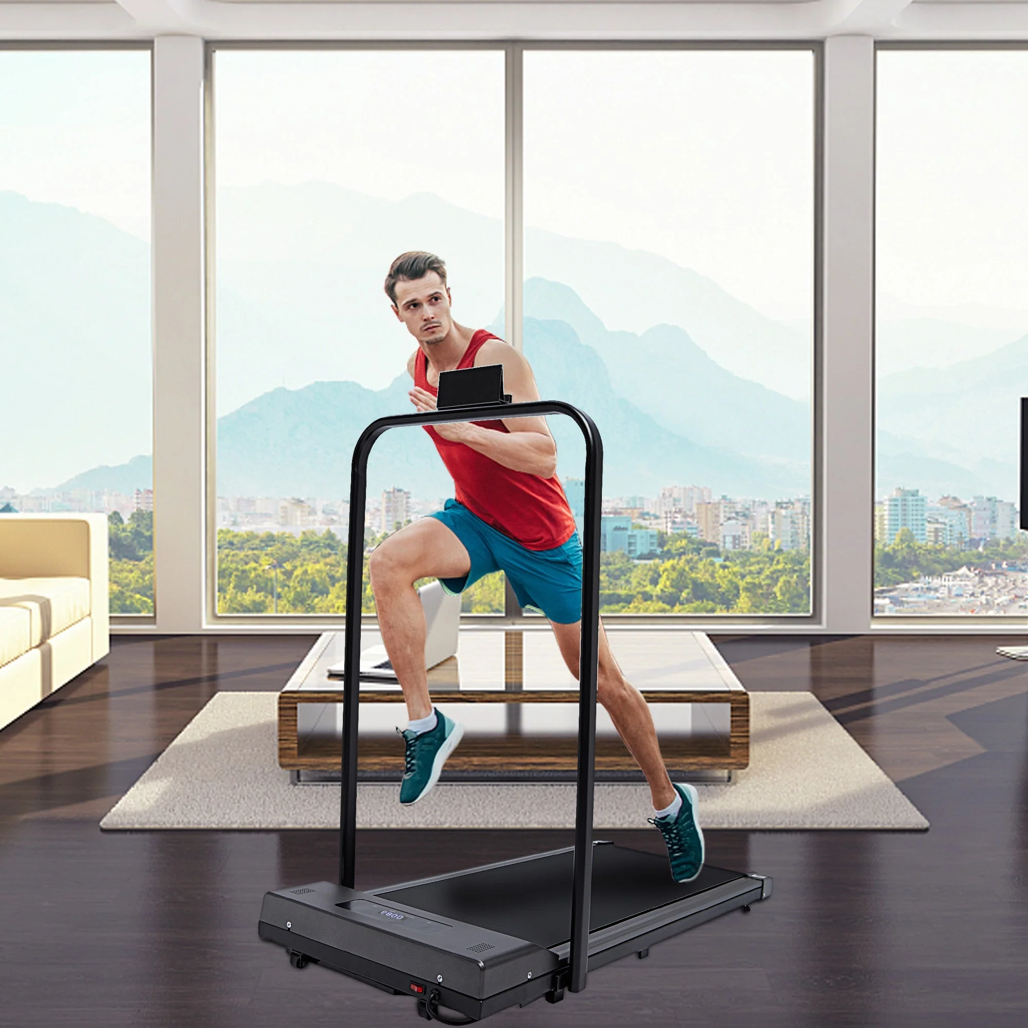 Foldable Walking Pad Treadmill Compact Flat - Image 4