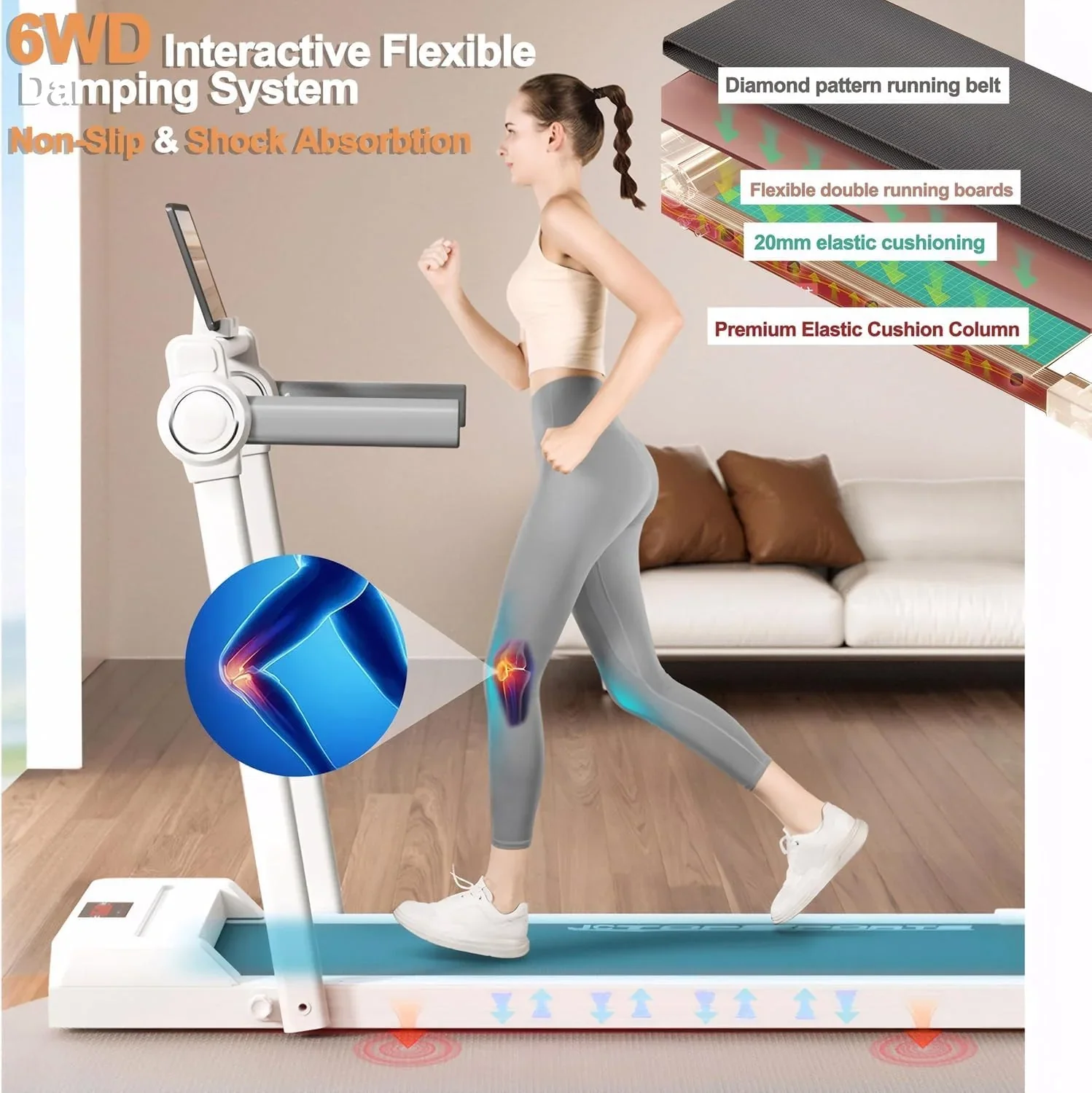 Treadmill Foldable Walking Pad - Image 9