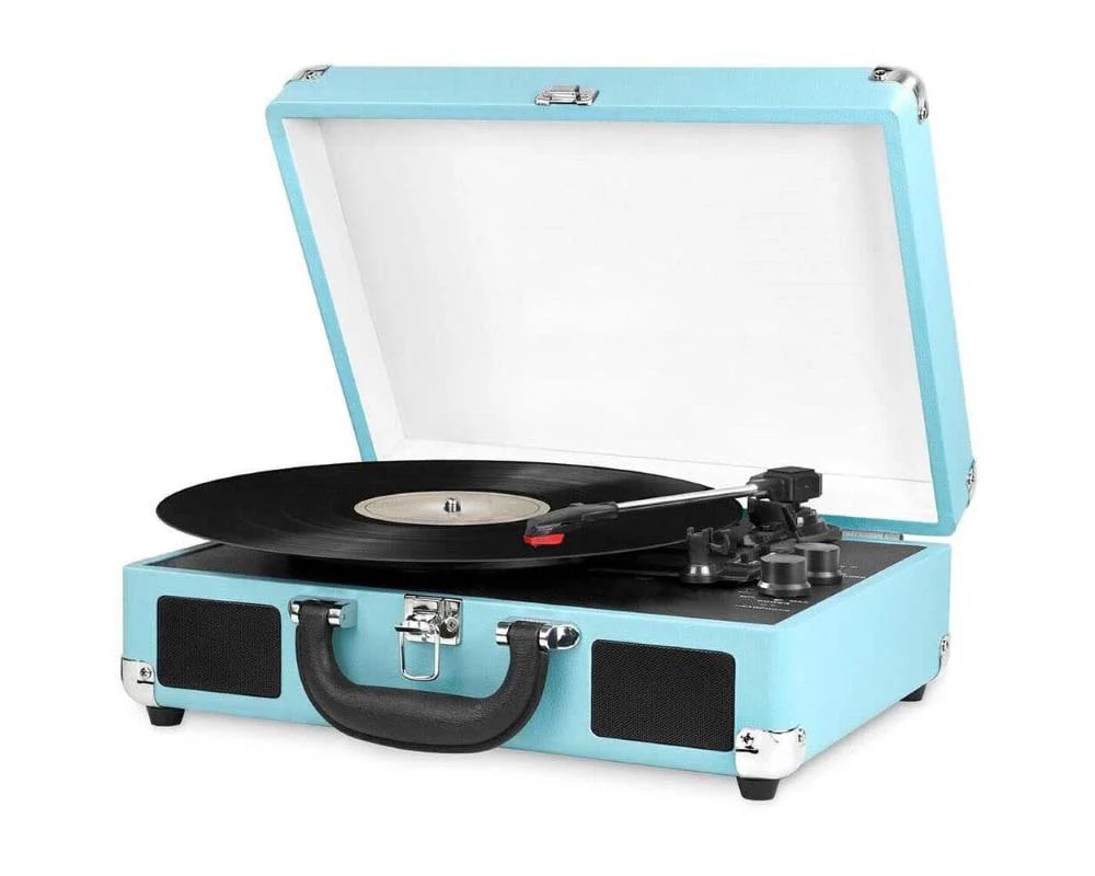 Turntable Record Player USB Briefcase Style with Bluetooth - Image 5