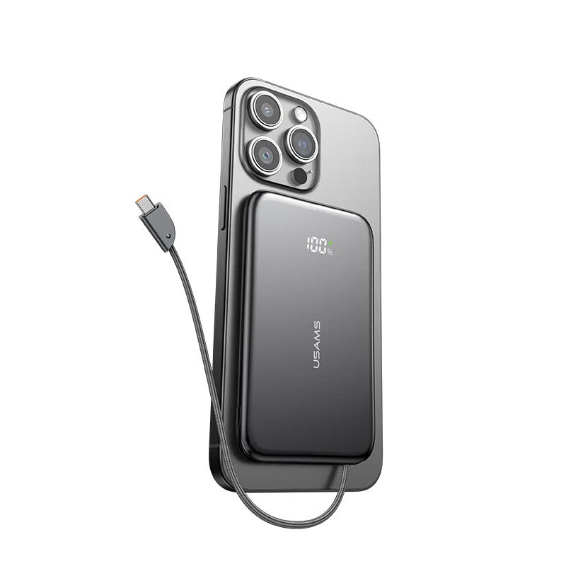 Ultra-Slim Power Bank 5000mAh – 20W Fast Charge with Digital Display - Image 2