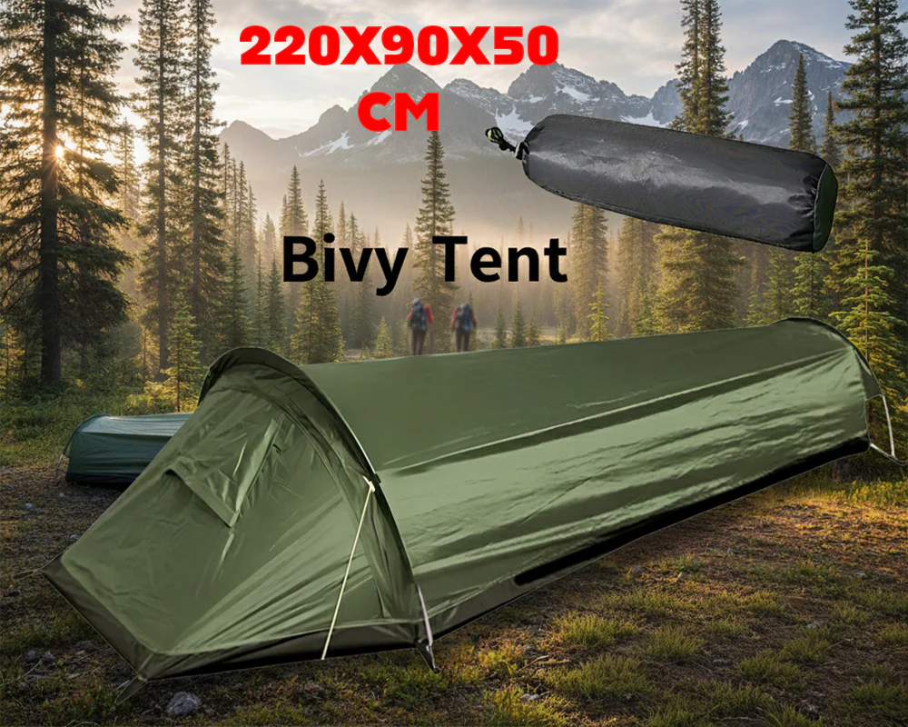 Ultralight 1 Person Waterproof Bivvy Tent - Image 9