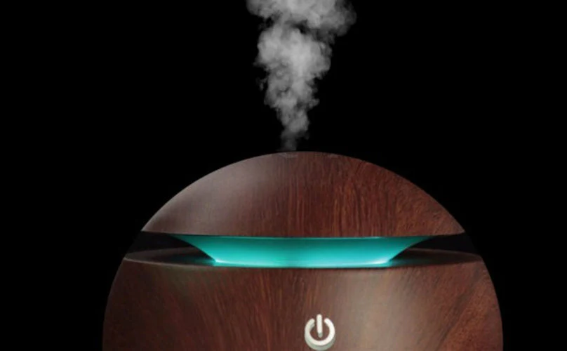 Ultrasonic Aroma Wood Colour Humidifier - Image 3