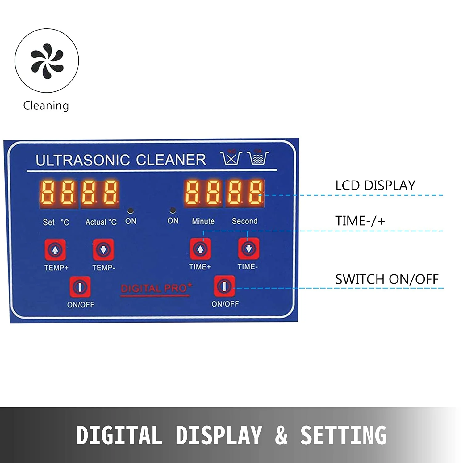 Ultrasonic Cleaner 4.5L Jewellery Cleaner with timer - Image 4
