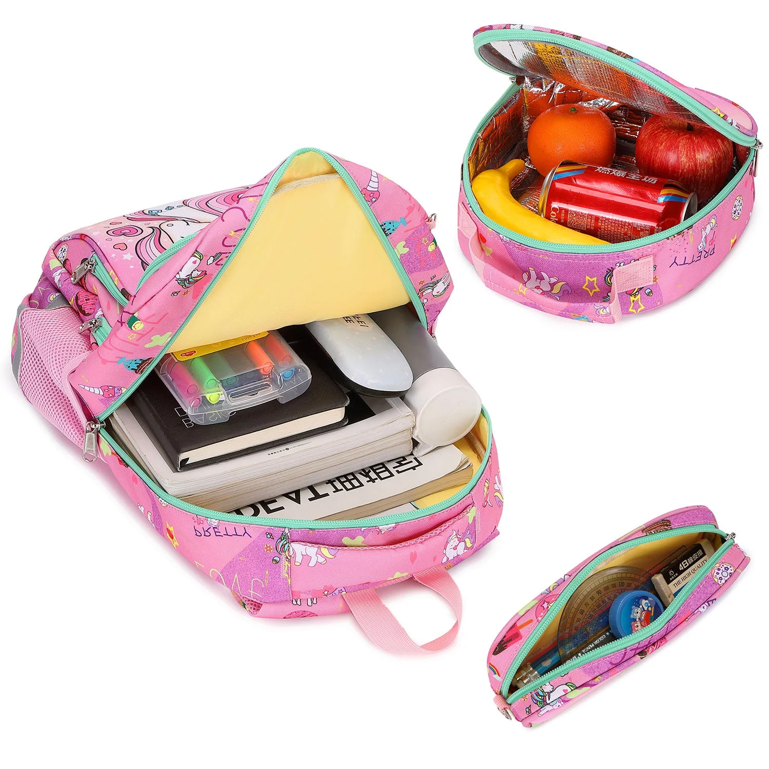 Unicorn Backpack & Girls School Bag - Image 8