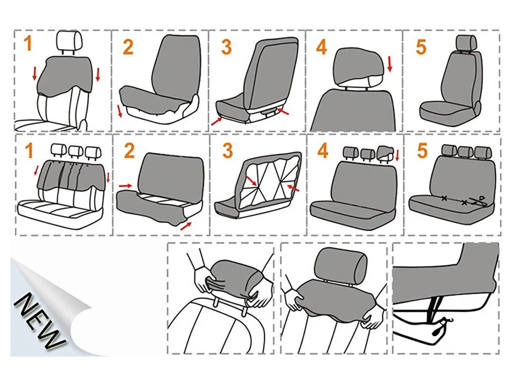 Universal Car Seat Covers Set - Image 6