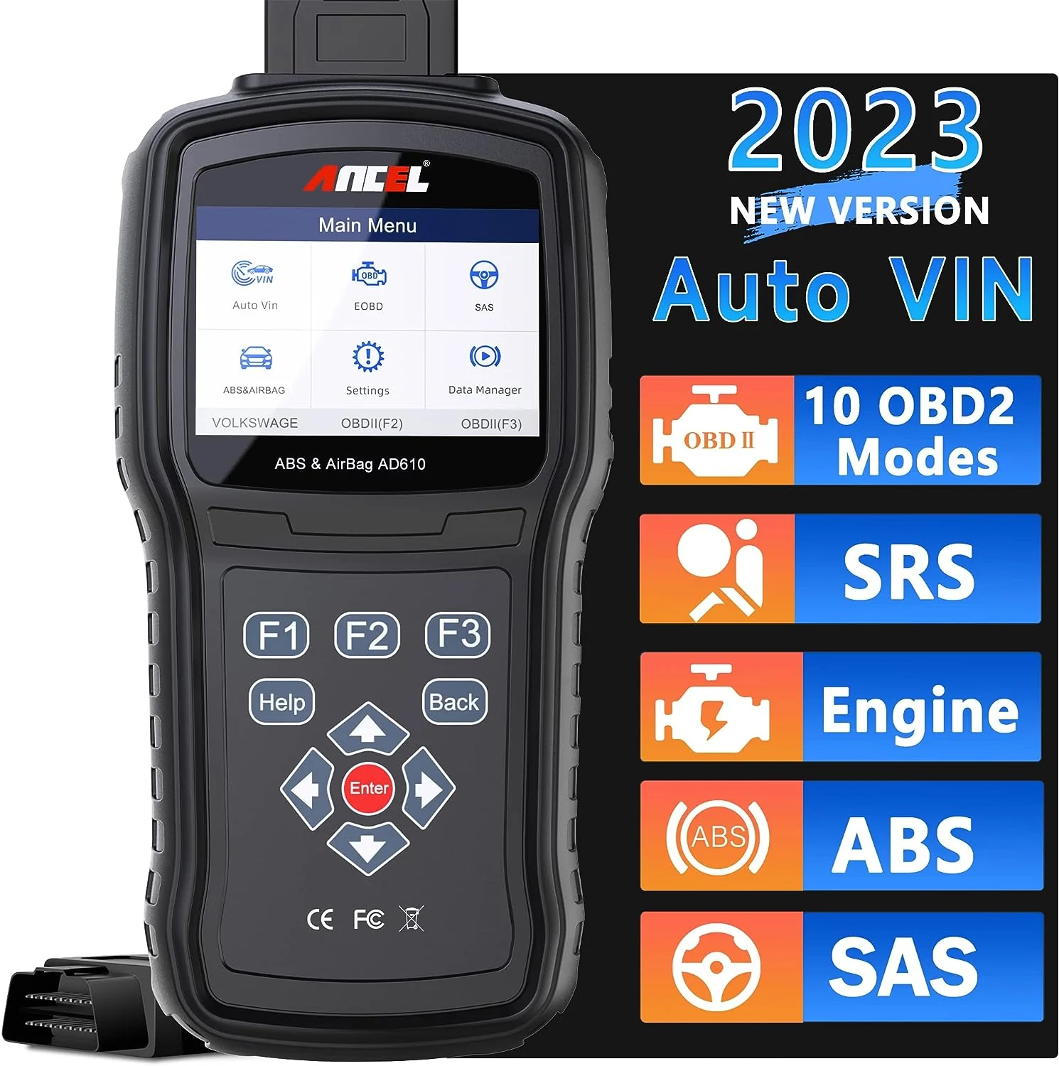 Universal OBDII OBD2 Scanner Car Engine Fault Code Reader Diagnostic Tool ANCEL AD610 - Image 14