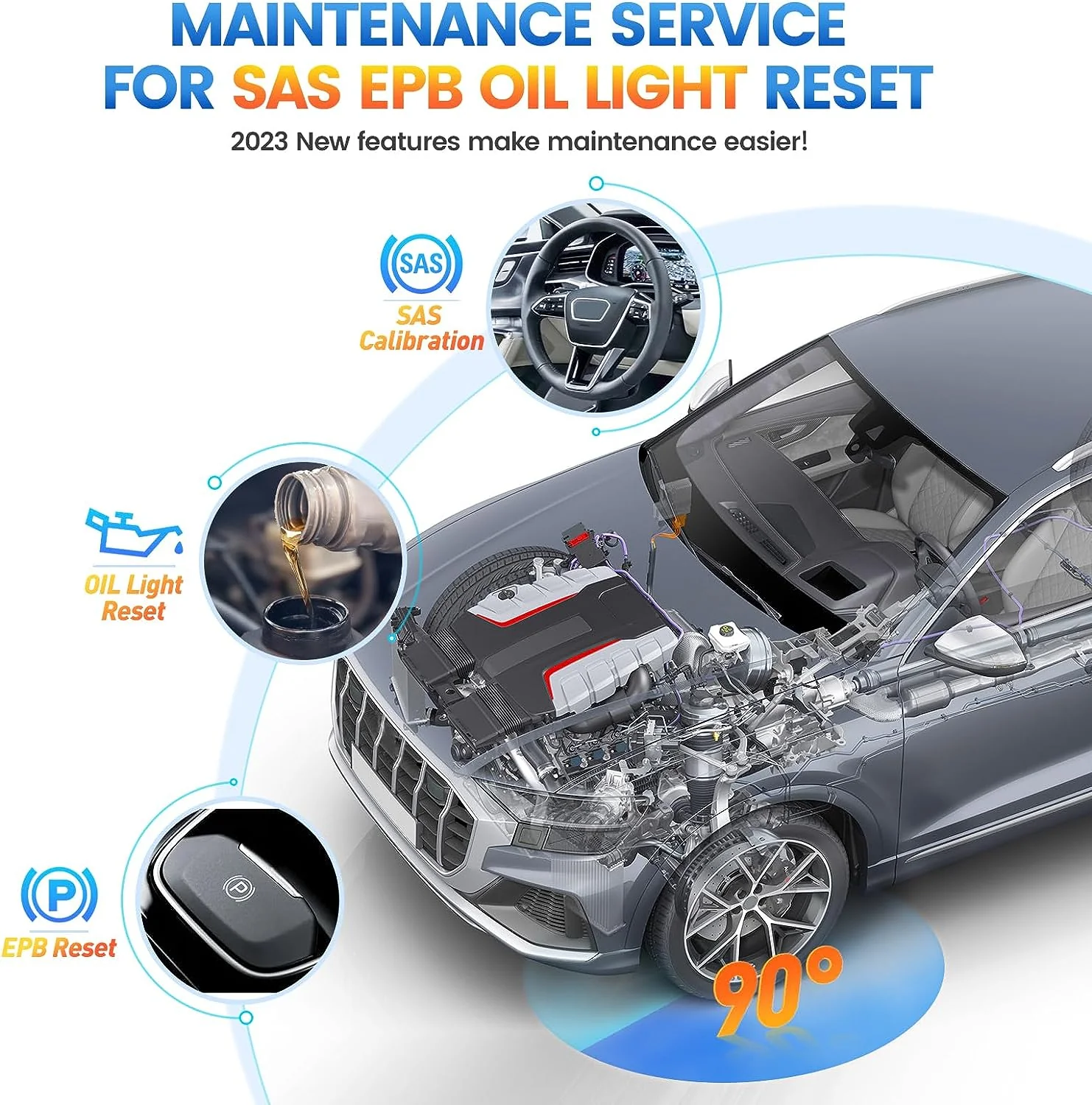 Universal OBDII OBD2 Scanner Car Engine Fault Code Reader Diagnostic Tool ANCEL AD610 - Image 9