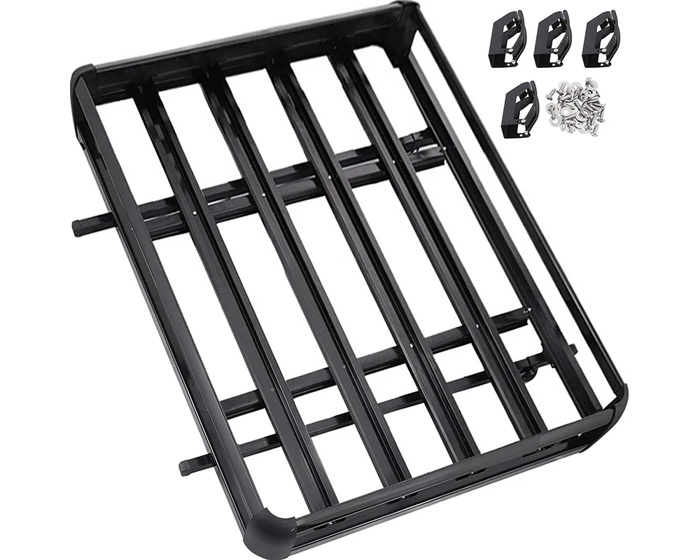 Universal Roof Rack Basket – 130cm Aluminum Cargo Carrier - Image 3
