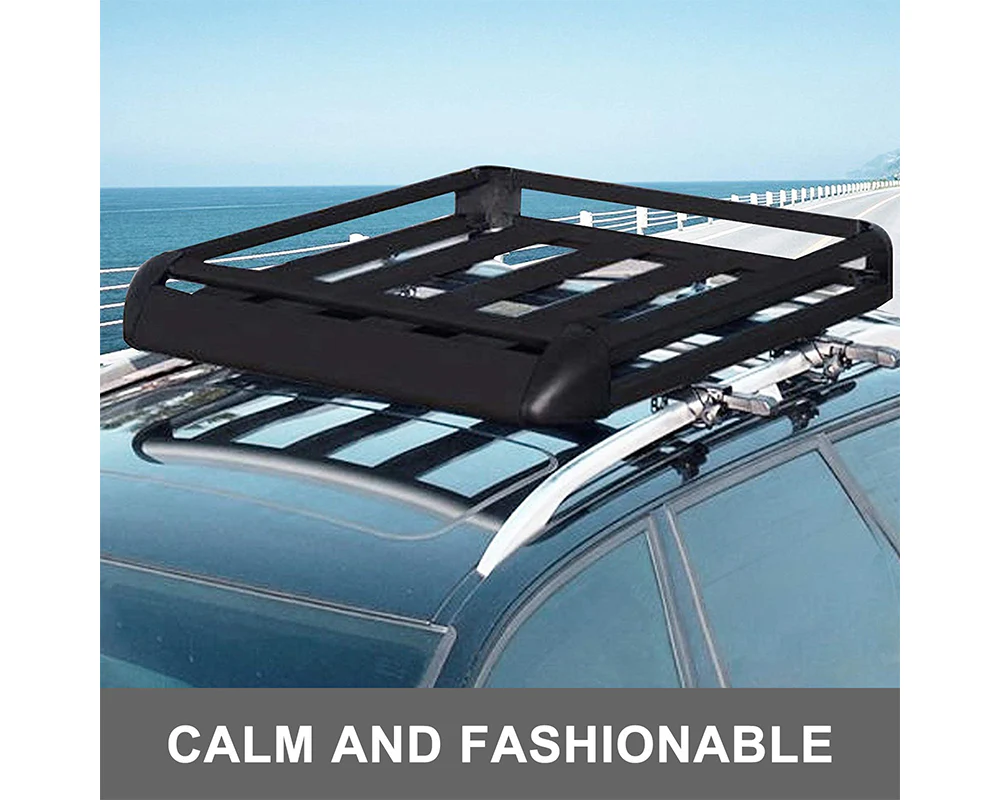 Universal Roof Rack Basket – 130cm Aluminum Cargo Carrier - Image 4