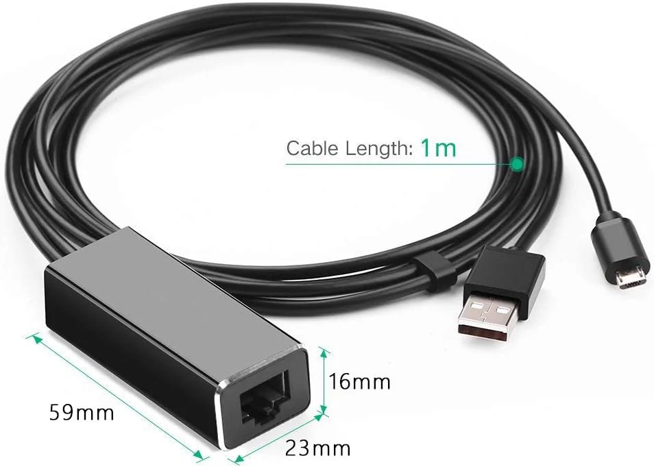 USB Ethernet Adapter for Firestick, Fire TV, Chromecast Ultra/2/1/Audio - Image 7