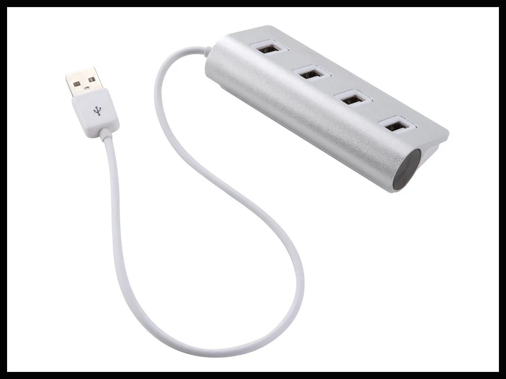 USB Hub 4 Port USB 2.0 Aluminum Splitter – PC Laptop Accessory - Image 4