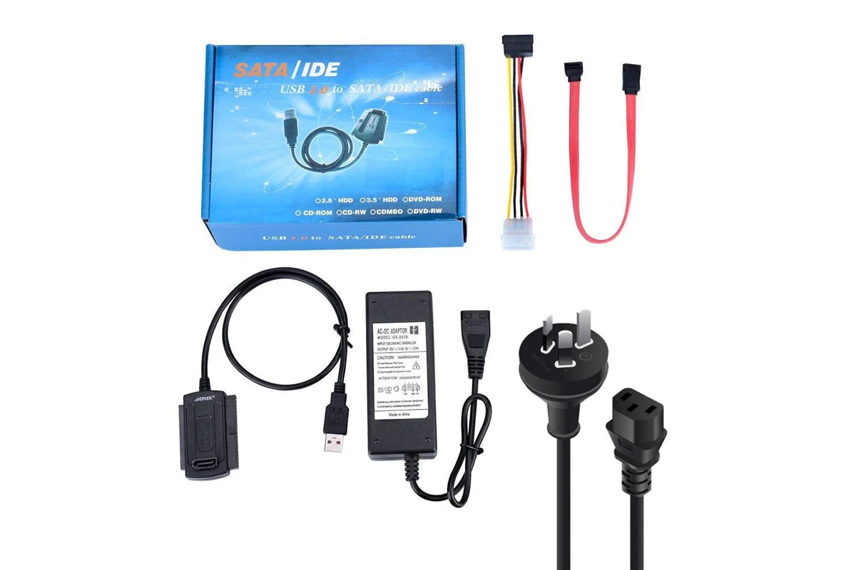 USB to SATA Converter USB 2.0 to SATA or IDE Hard Drive Adapter - Image 2