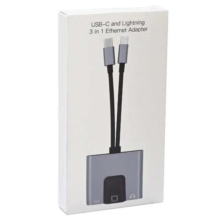 USB Type-C and Lightning to Ethernet Adapter Hub - Image 9