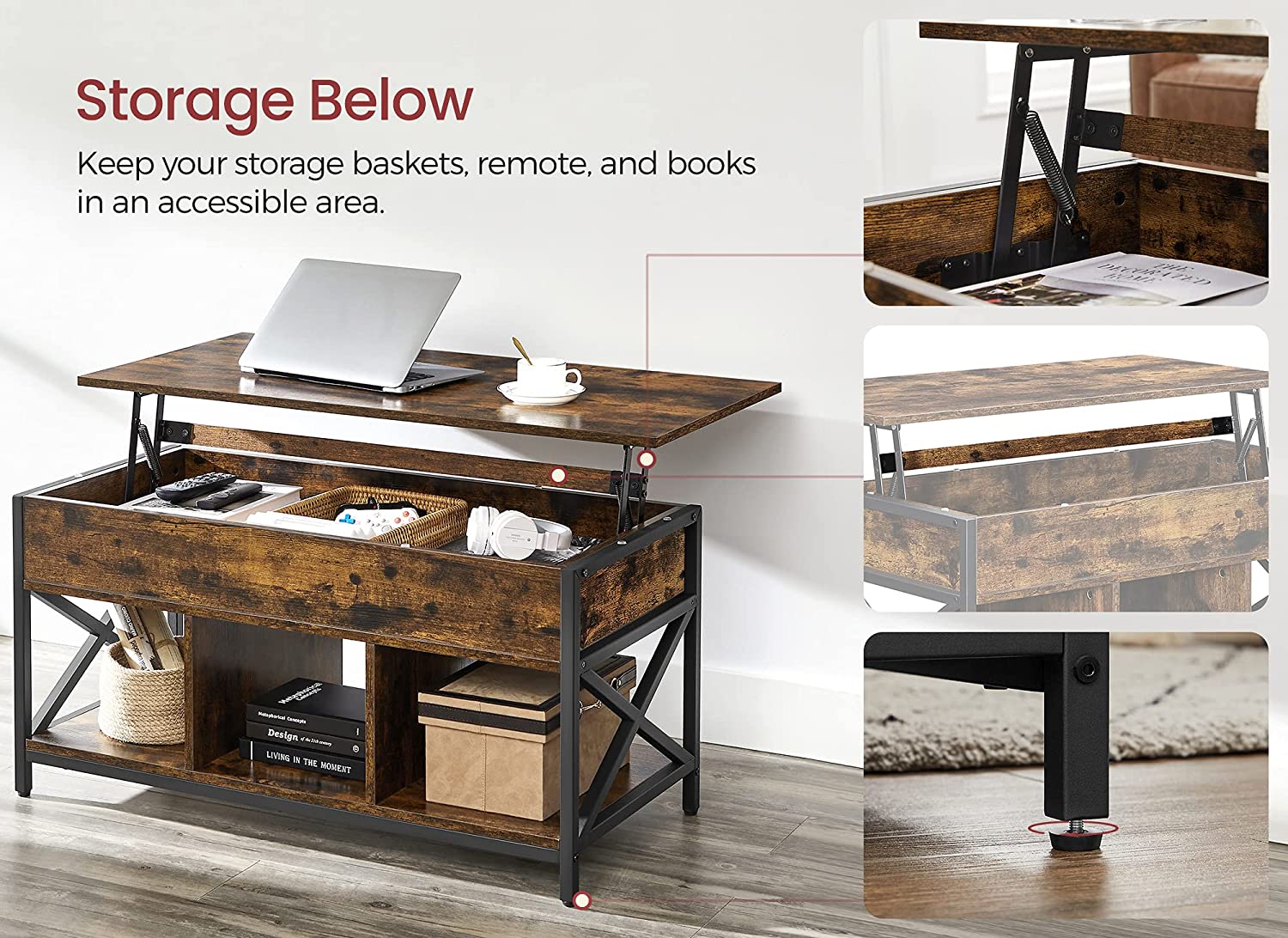VASAGLE Coffee Table - Image 5
