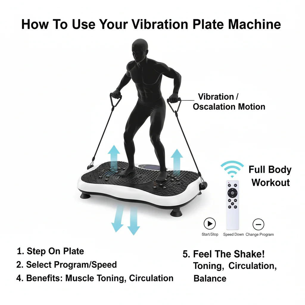 Vibration Plate Lymphatic Drainage Machine for Weight Loss - Image 8