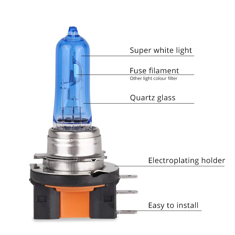 Vw Halogen Drl Upgrade H15 Super White Bulbs - Image 6