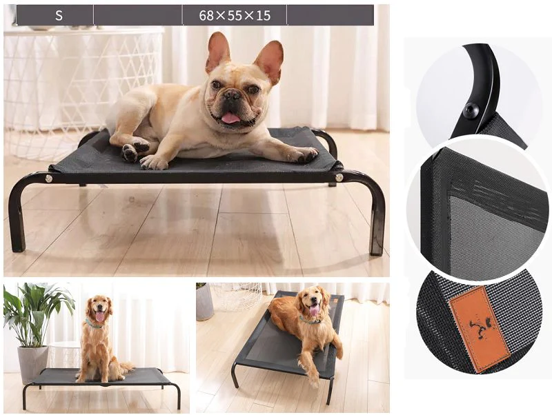 W25268355*54*15cm Pet Bed Dog Cat Bed Mesh Elevated Raised Indoor Sleeping Cot S