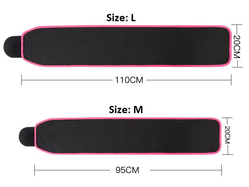 WAIST TRIMMER Women Men Fat Burner Belt Weight Loss Sweat Slim Wrap Body Shaper - Image 7