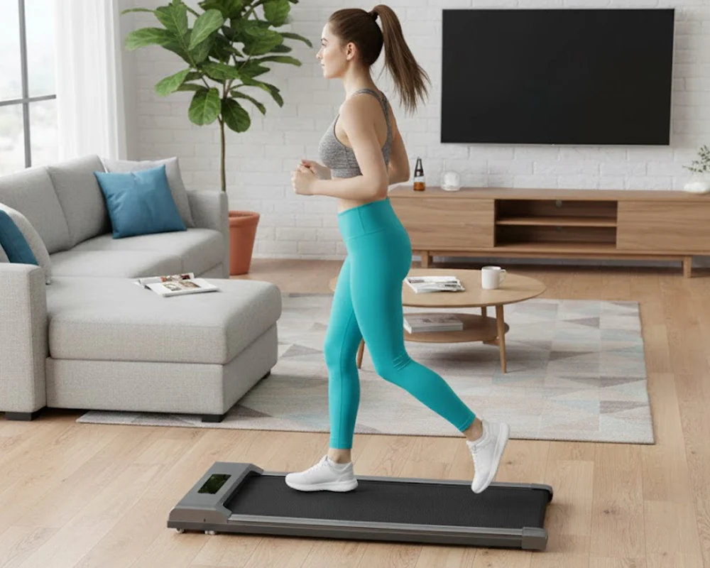 Walking Portable Treadmill Compact Space Saving Home Fitness Solution - Image 9