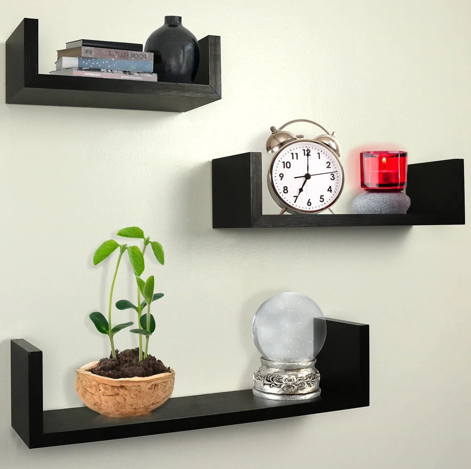 Wall Shelf Wall Shelves 3PCs/Set Floating Display Shelf - Image 7