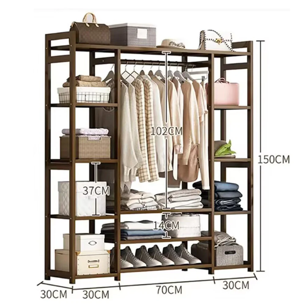 Wardrobe Organiser Clothes Rack - Image 3