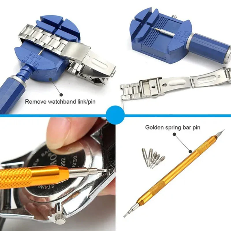 Watch Repair Tool Kit with Carry Bag - Image 6