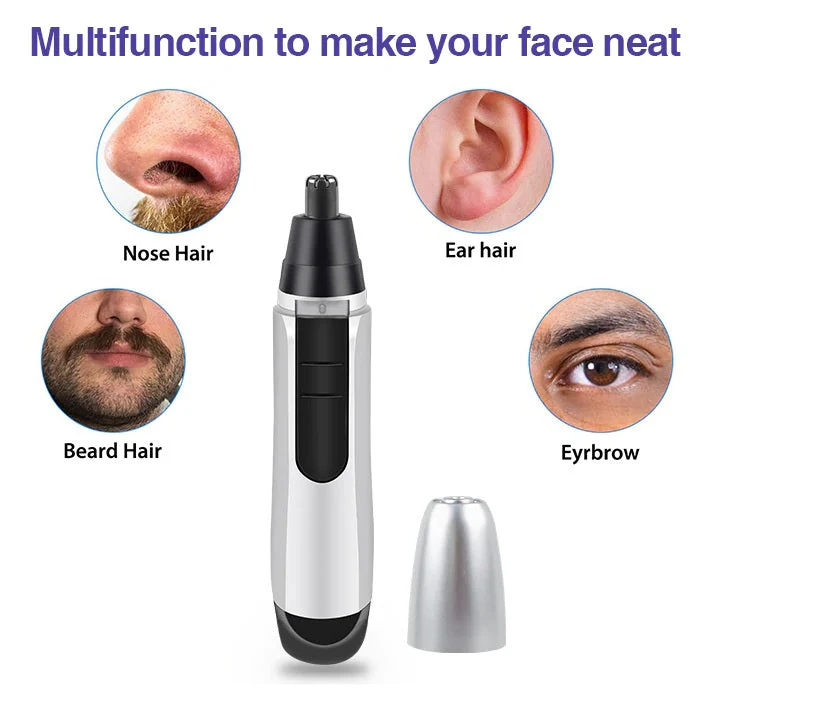 Waterproof Electric Nose and Ear Hair Trimmer - Image 9