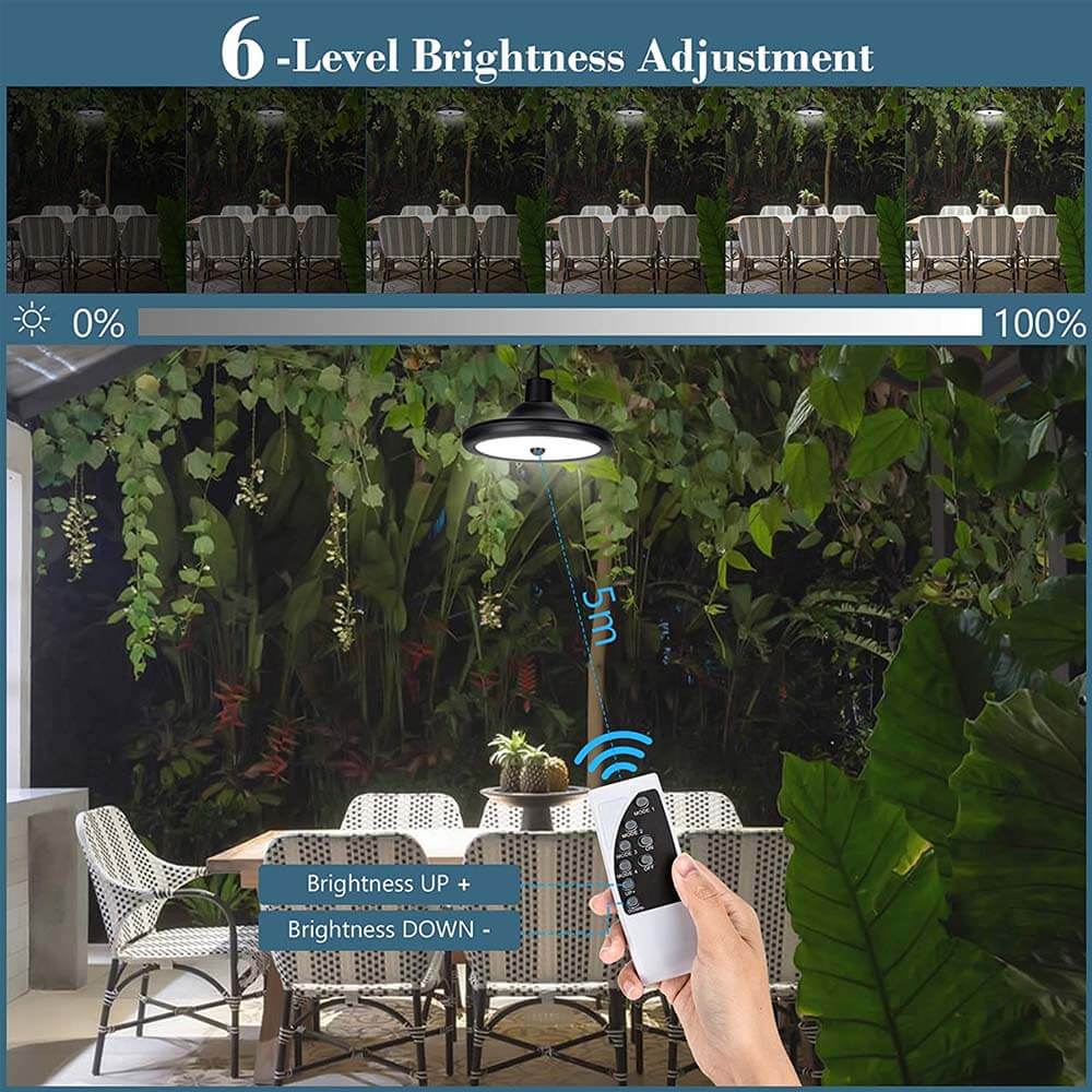 Waterproof Outdoor Solar Pendant Light - Image 9