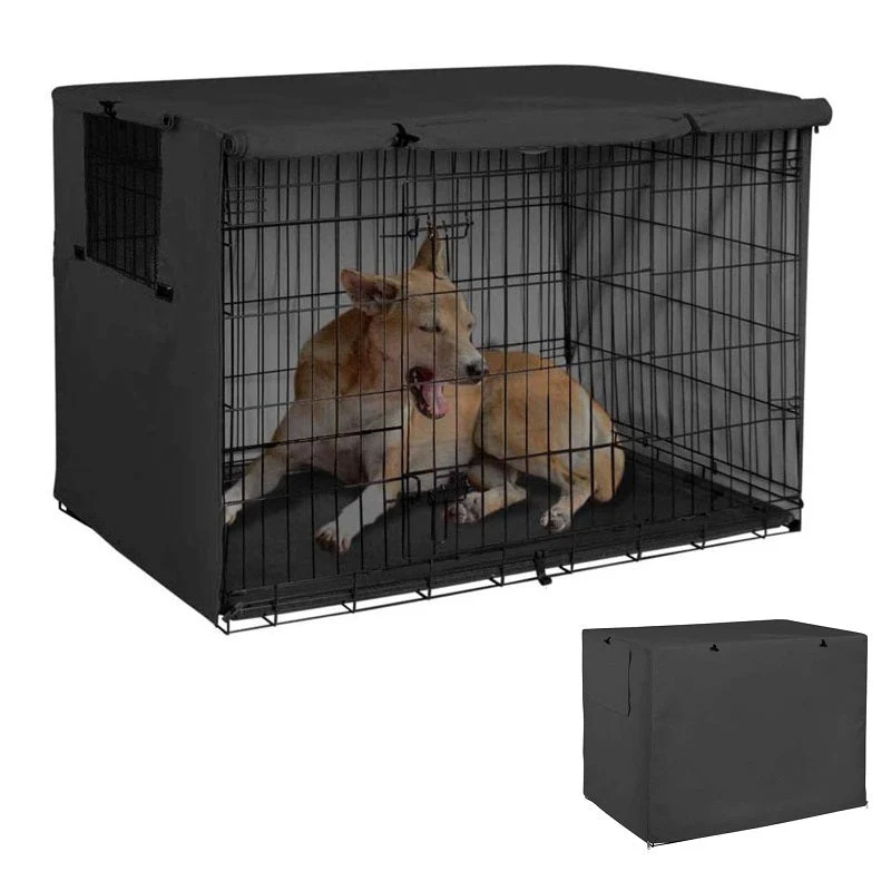 Waterproof Oxford Cloth Dog Crate Cover 3 Sizes Optional - Image 2