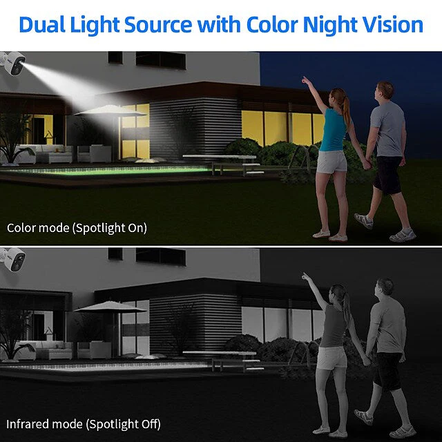 Hiseeu 1080P Wireless Outdoor WiFi Security Camera - Image 5