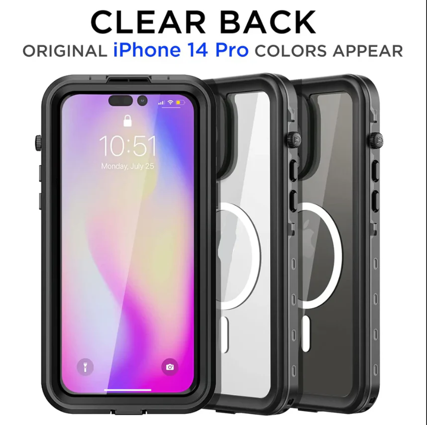 Waterproof Magsafe Case for iPhone 14 Pro | Redpepper Protective Cover - Image 2