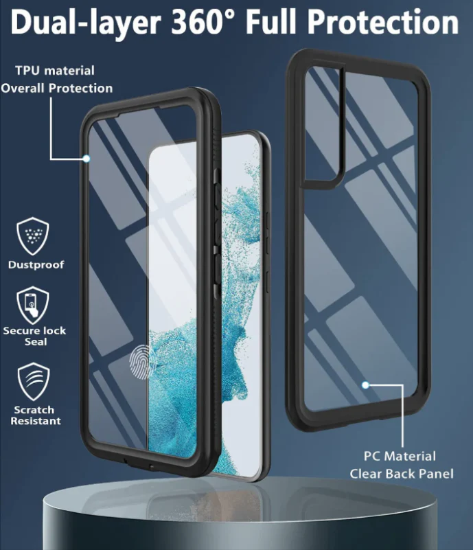 Waterproof & Shockproof Case for Samsung Galaxy A51 – Clear Protective Cover - Image 3