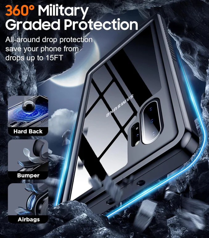 Waterproof & Shockproof Case for Samsung Galaxy Note 10 Plus - Image 3