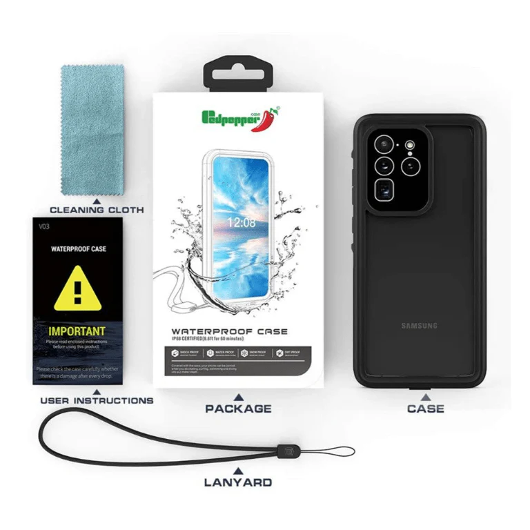 Redpepper Full Cover Waterproof Case for Samsung Galaxy S20 Ultra - Image 5