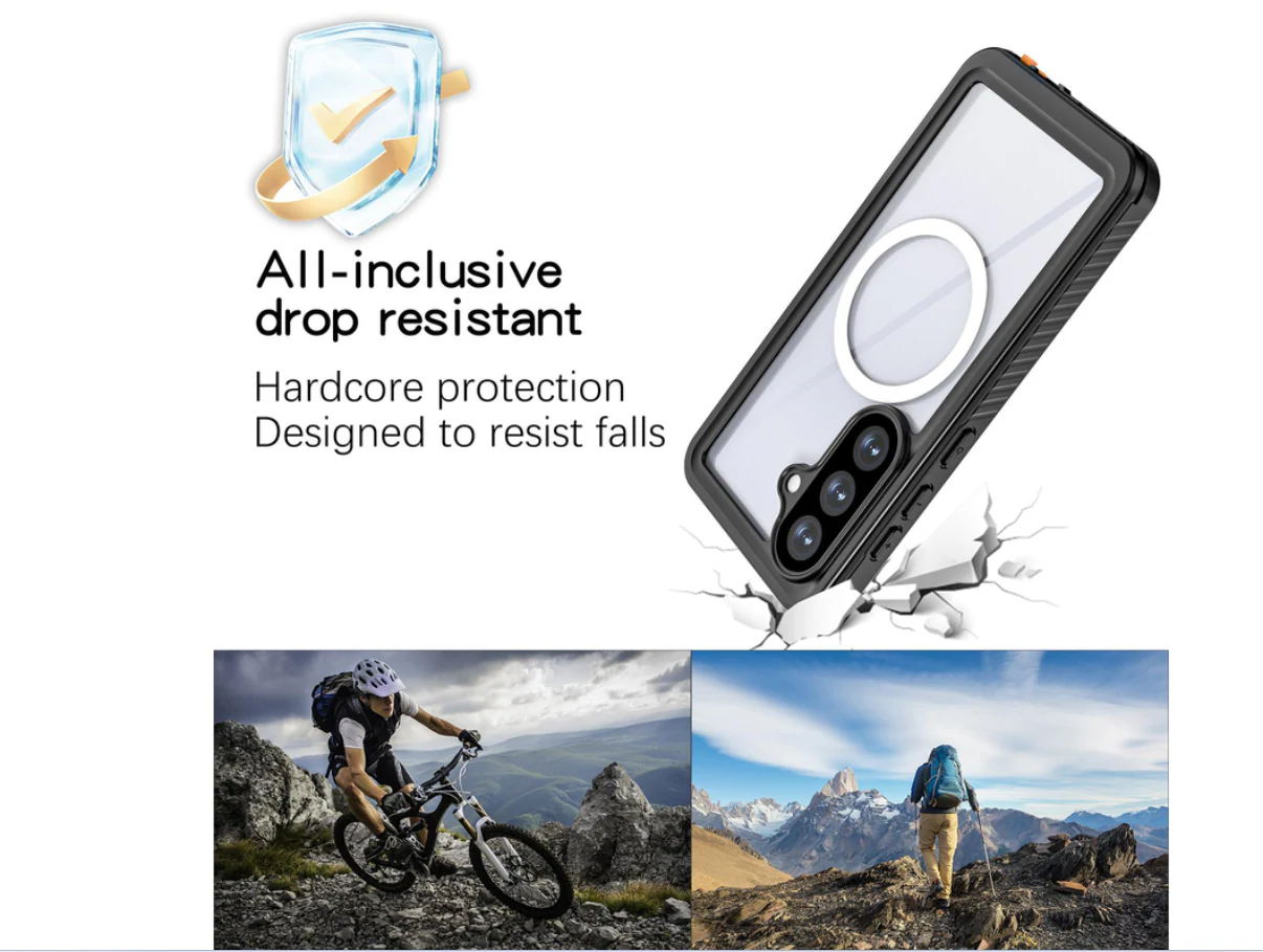 Waterproof & Shockproof Case for Samsung Galaxy S26 Plus – Clear Protective Cover - Image 3