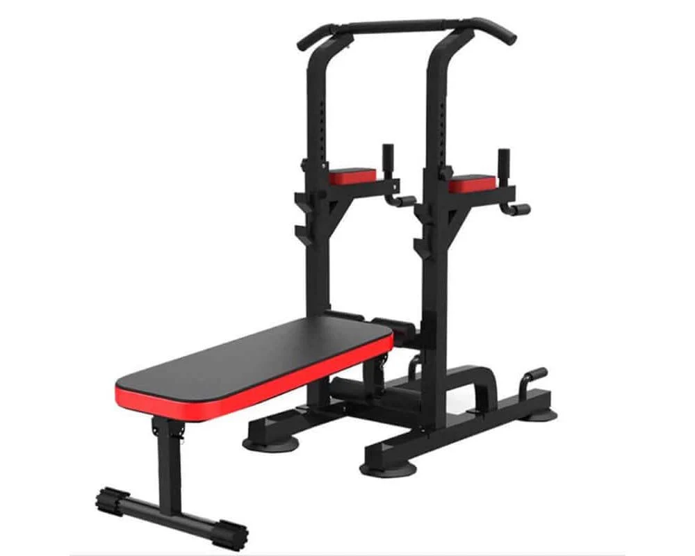 Weight Bench Chin Up Pull Up Station Power Tower - Image 11