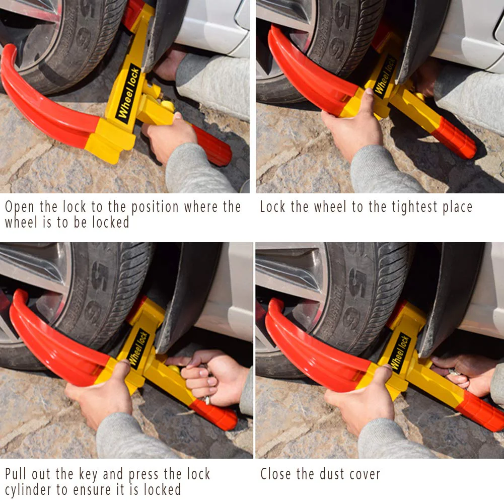 Wheel Clamp Wheel Lock Clamp - Image 6