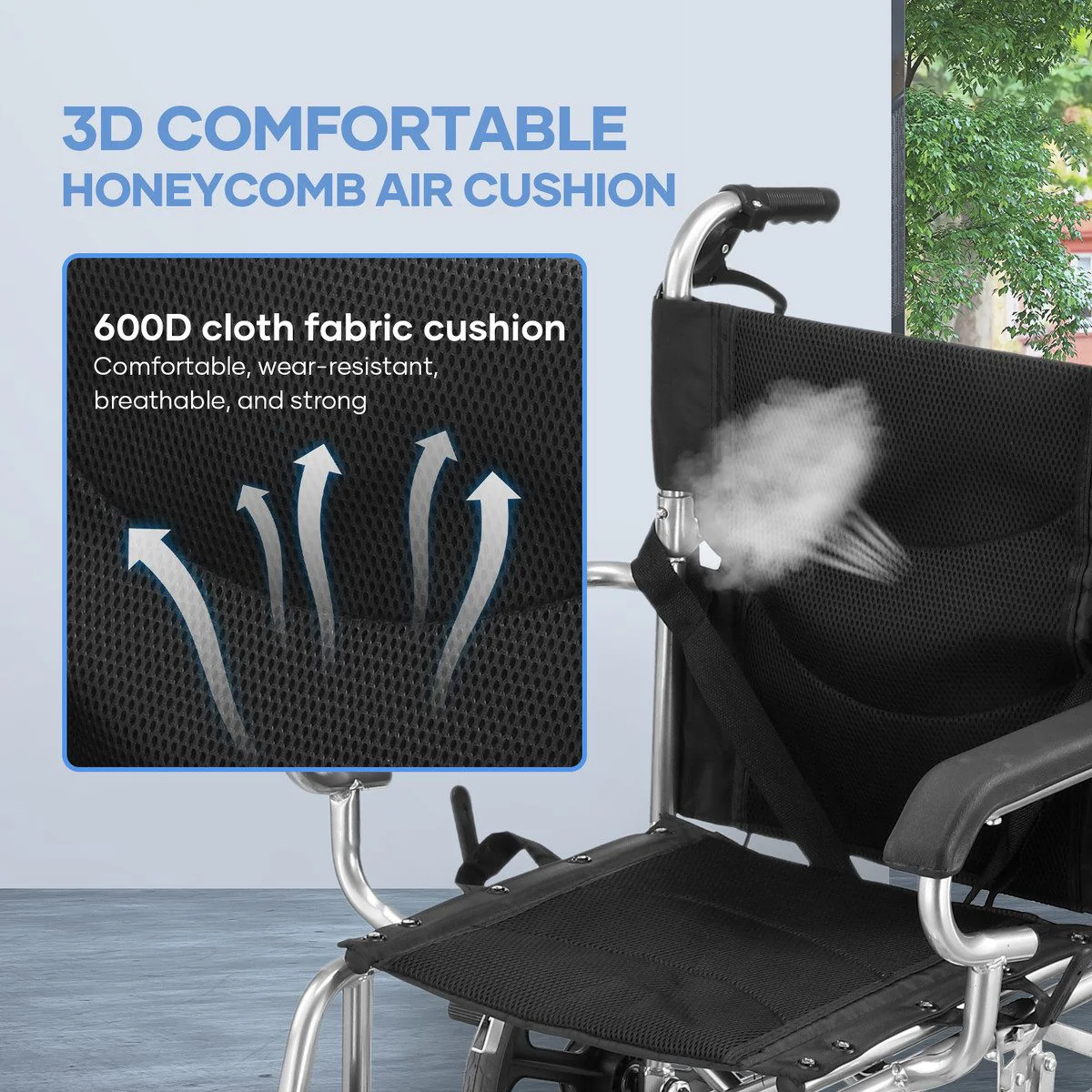 Wheelchair Folding Wheel Chair - Image 8