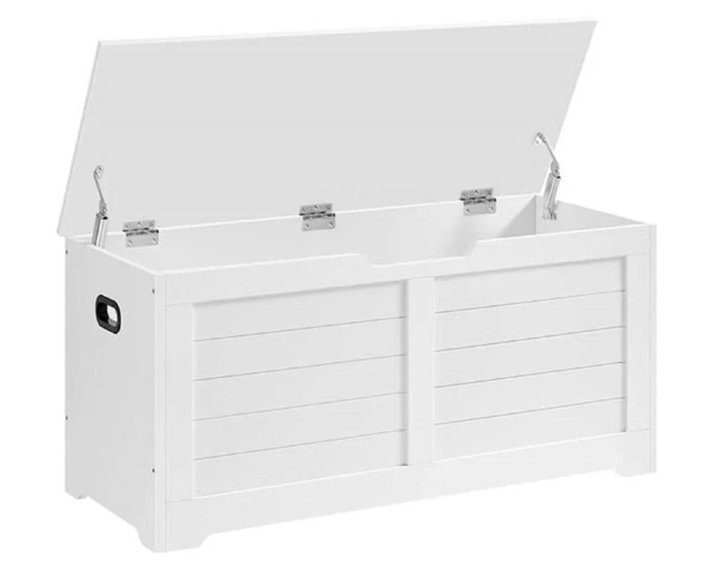 Storage Chest Bench, Storage Trunk with 2 Safety Hinges - Image 11