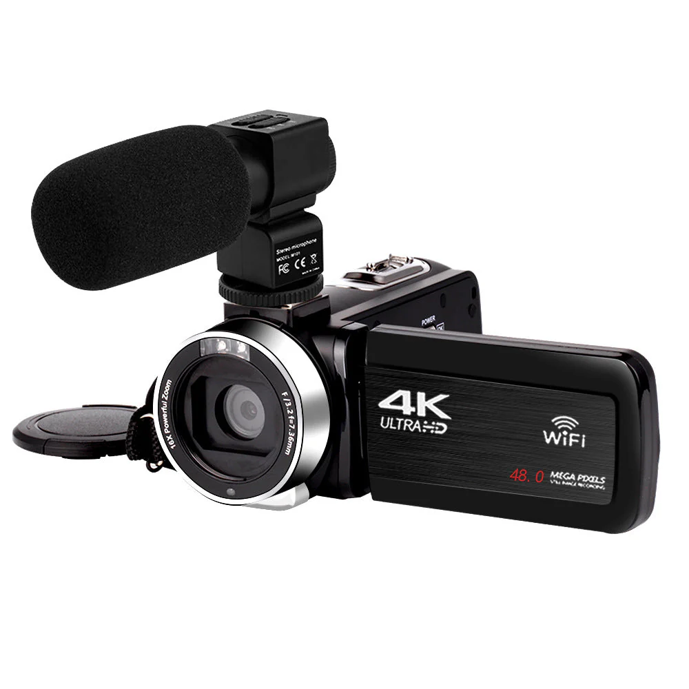 Wifi Video Camera 4K Camcorder Portable - Image 3